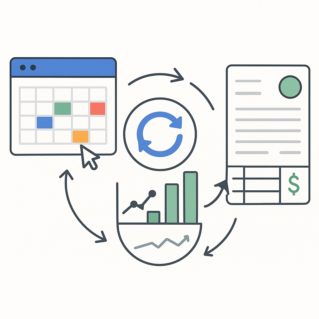 Streamline Your Workflow with EZTrack360: Seamless Google Calendar Sync and Smart Invoicing