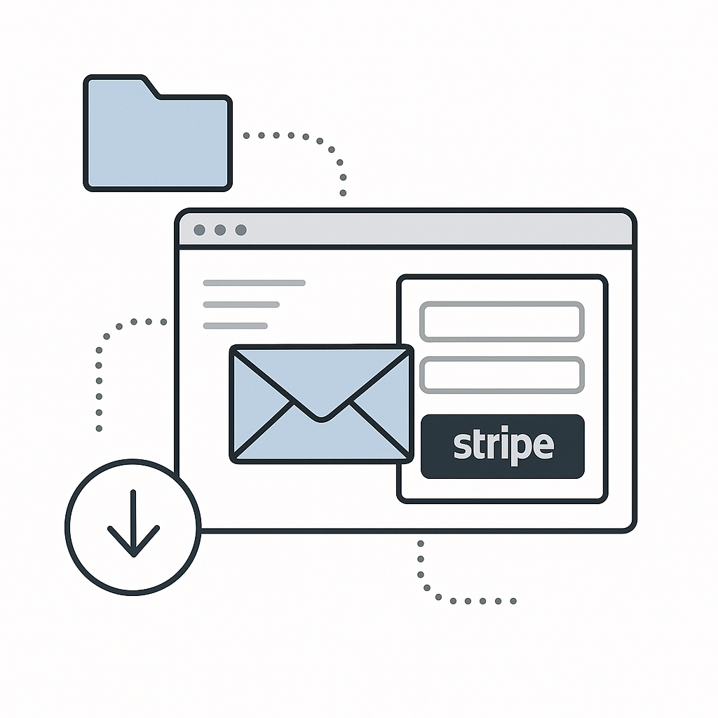 Centralized Email and File Management and Stripe-Powered Payments Made Easy