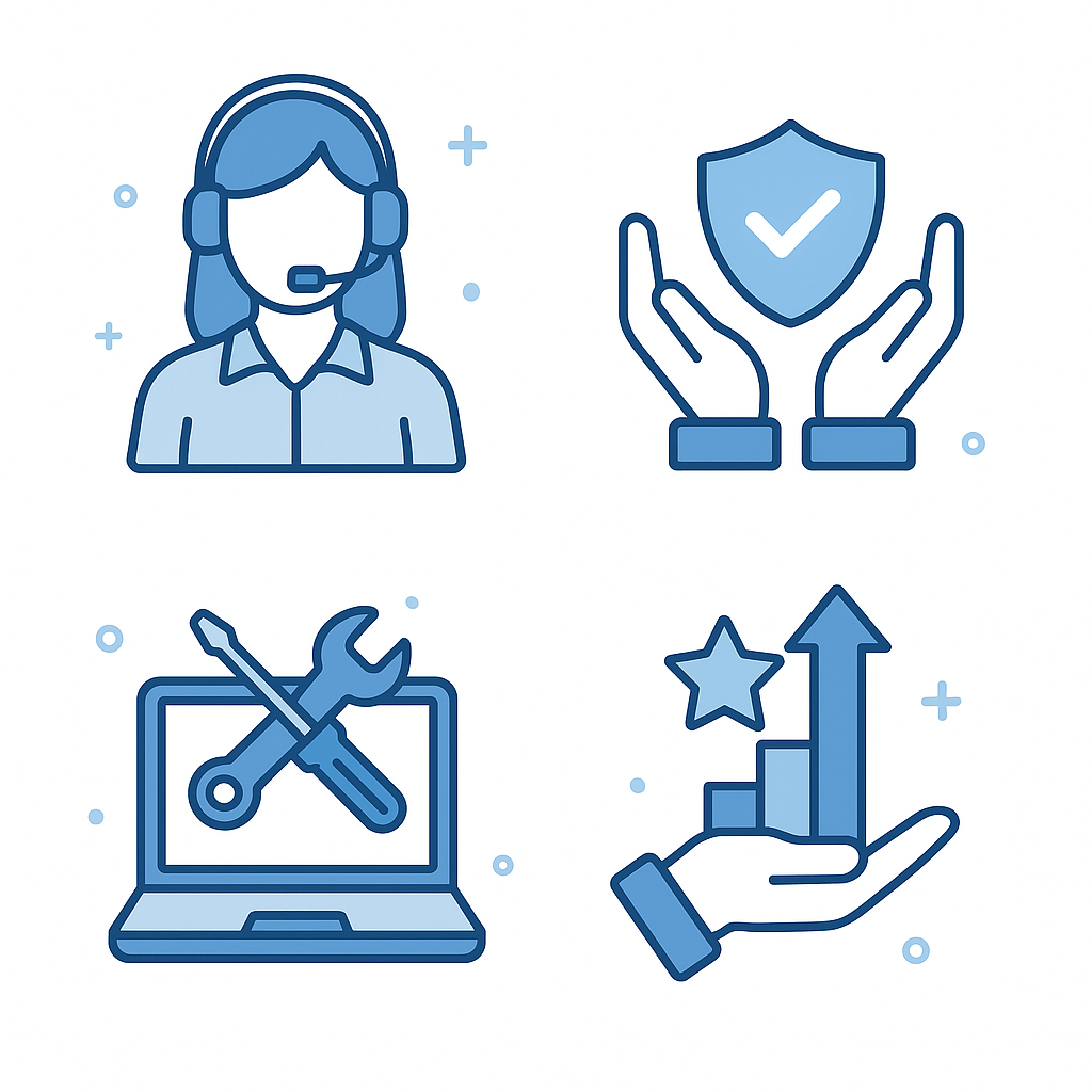 Explore EZTrack360's reliable support options for your success
