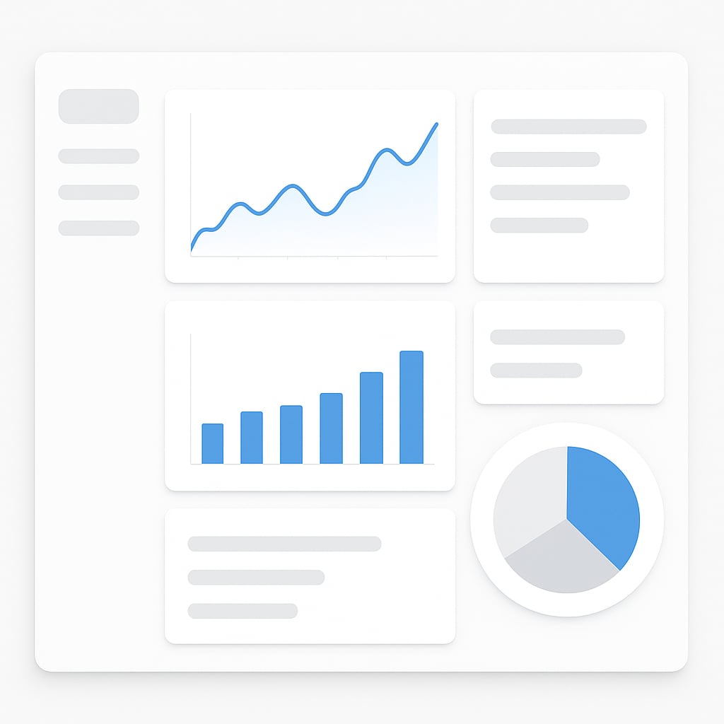 an image with mockup stats dashboard